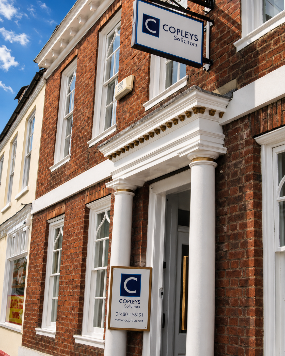 Copleys Solicitors office on the High Street, Huntingdon